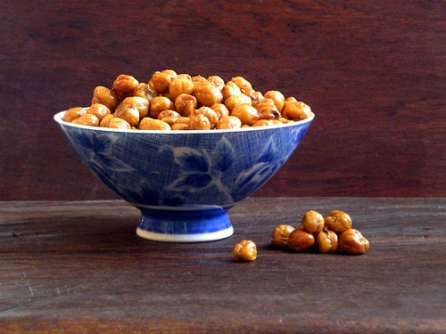 Roasted Chickpeas - Healthy High Fiber Snack Recipe