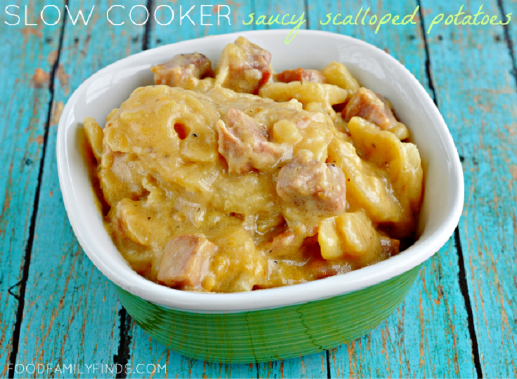 Crock-Pot-Saucy-Scalloped-Potatoes-with-Ham-Cubes