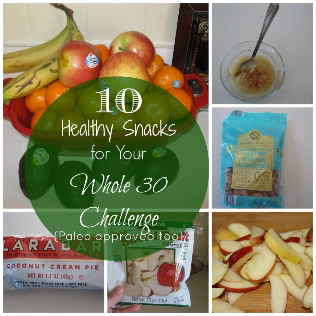 10 Healthy Snacks
 10 Healthy Snacks for Your Whole 30 Challenge Paleo