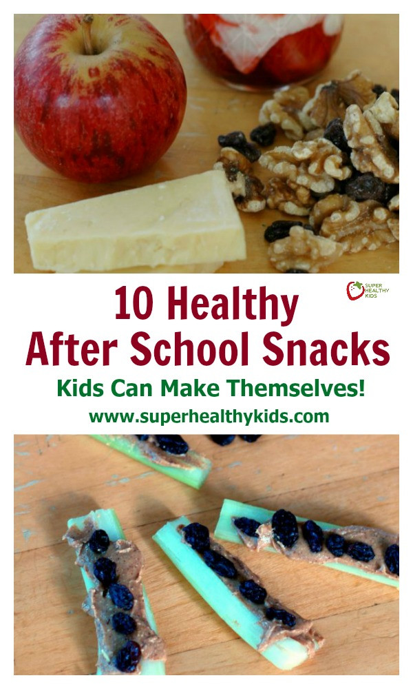 10 Healthy Snacks
 10 Healthy After School Snacks Kids Can Make Themselves