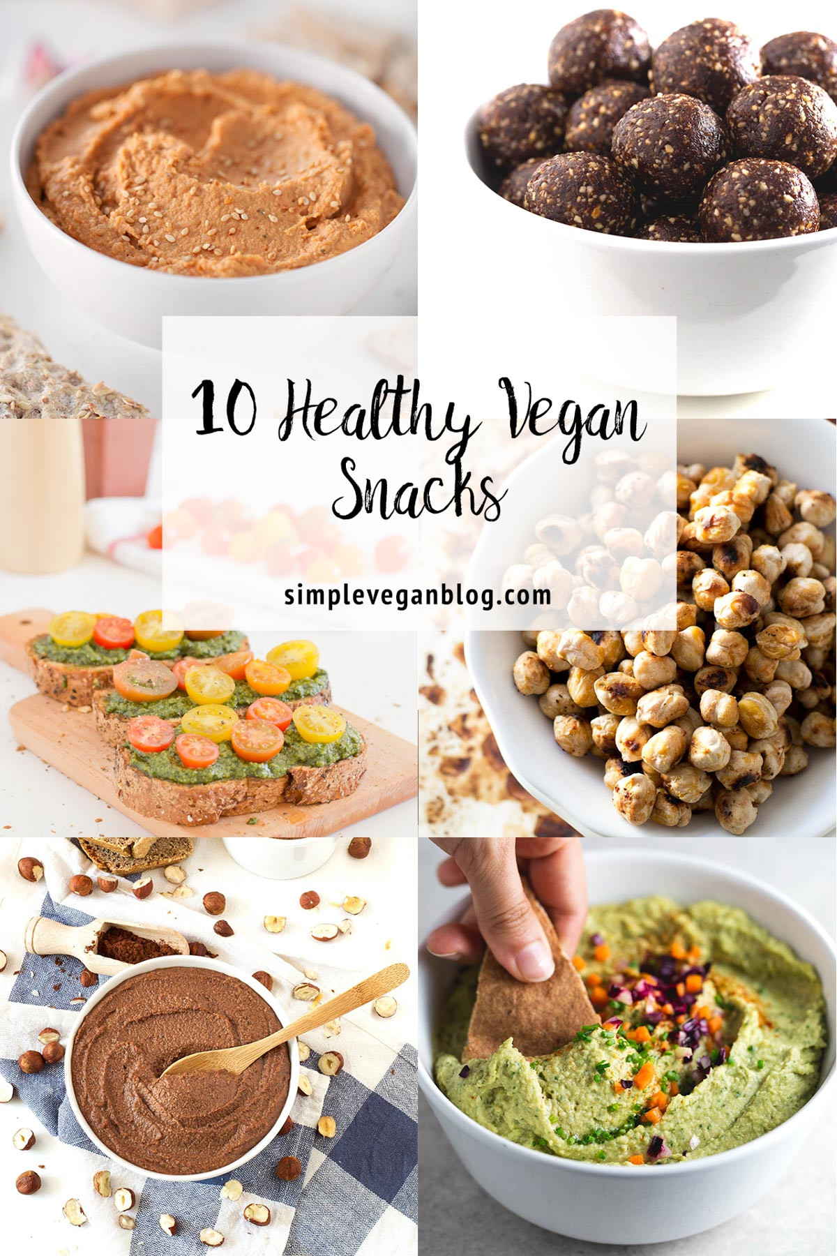 10 Healthy Snacks
 10 Healthy Vegan Snacks