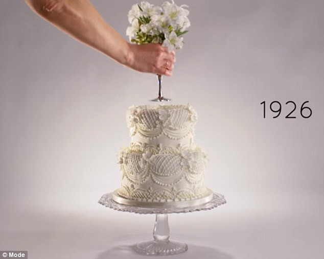 100 Years Of Wedding Cakes
 Video shows how wedding cakes styles and topper trends