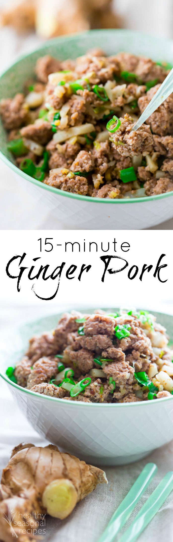 15 Minute Healthy Meals
 15 minute ginger pork Healthy Seasonal Recipes