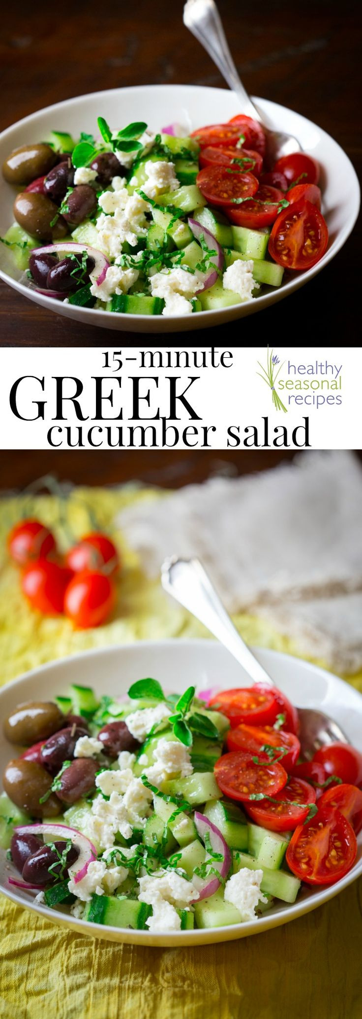 15 Minute Healthy Meals
 15 minute greek cucumber salad – Healthy Seasonal Recipes