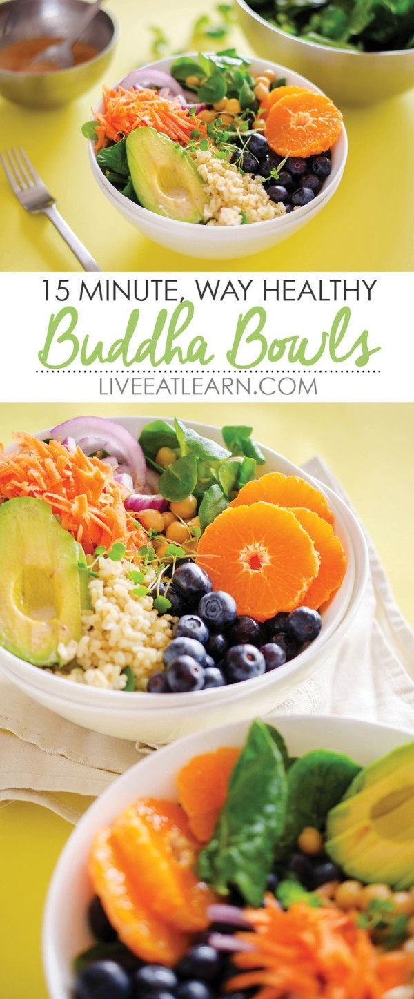 15 Minute Healthy Meals
 This 15 Minute Buddha Bowl recipe is a balanced healthy