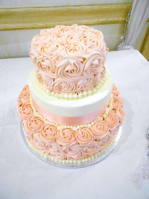 2 Layers Wedding Cakes
 My First Wedding Cake Confessions of a Confectionista