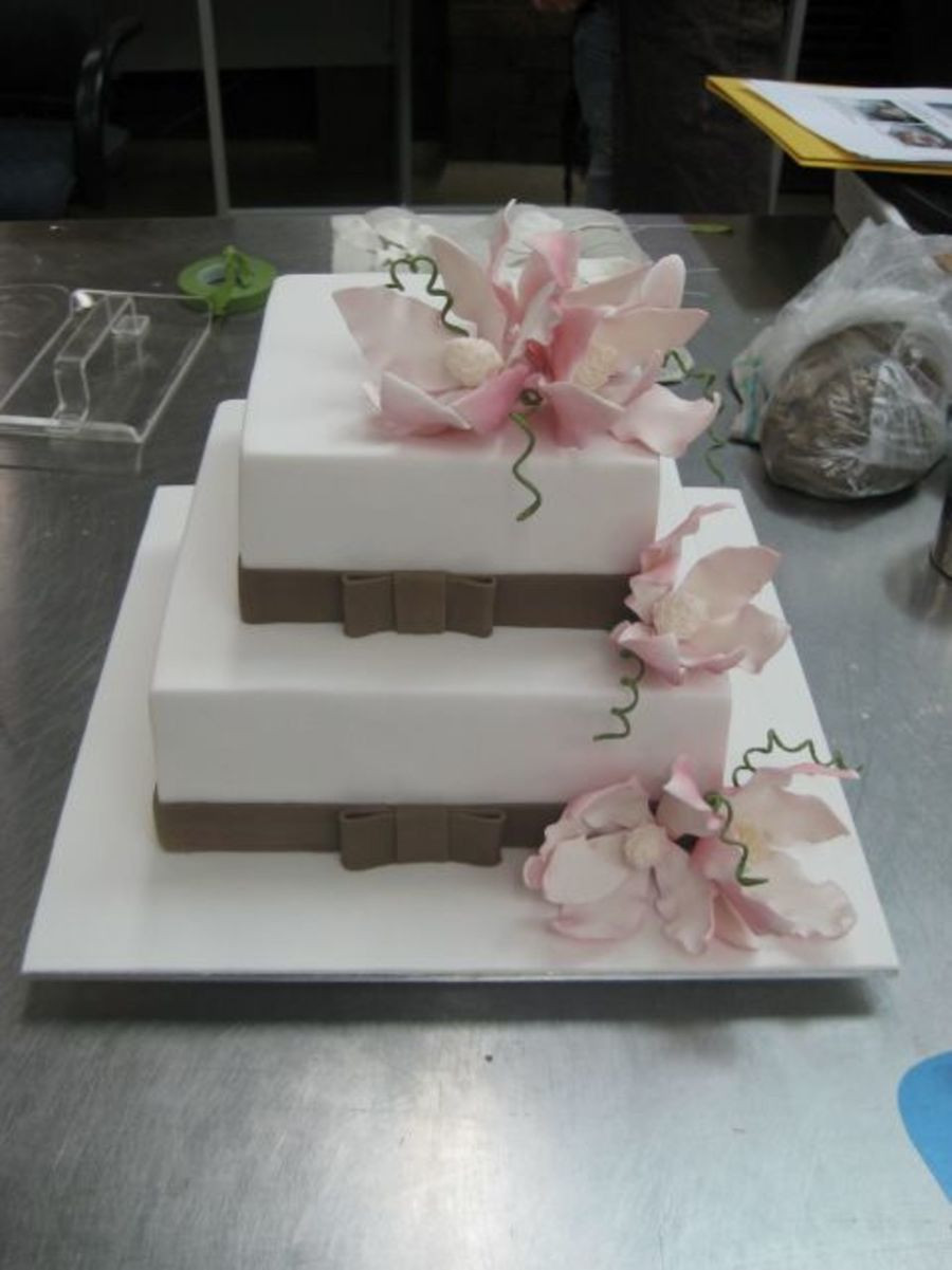 2 Tier Square Wedding Cakes
 2 Tier Square Wedding Cake CakeCentral