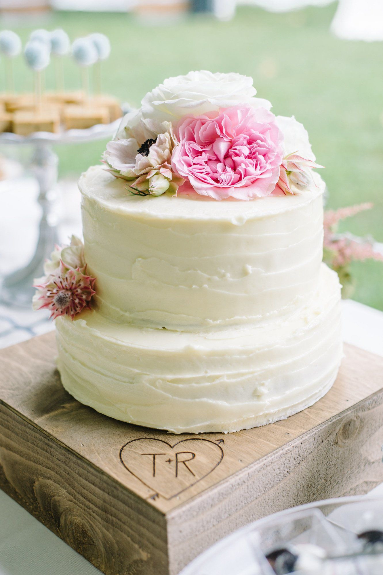 2 Tier Wedding Cakes Buttercream
 Two Tier Buttercream Wedding Cake