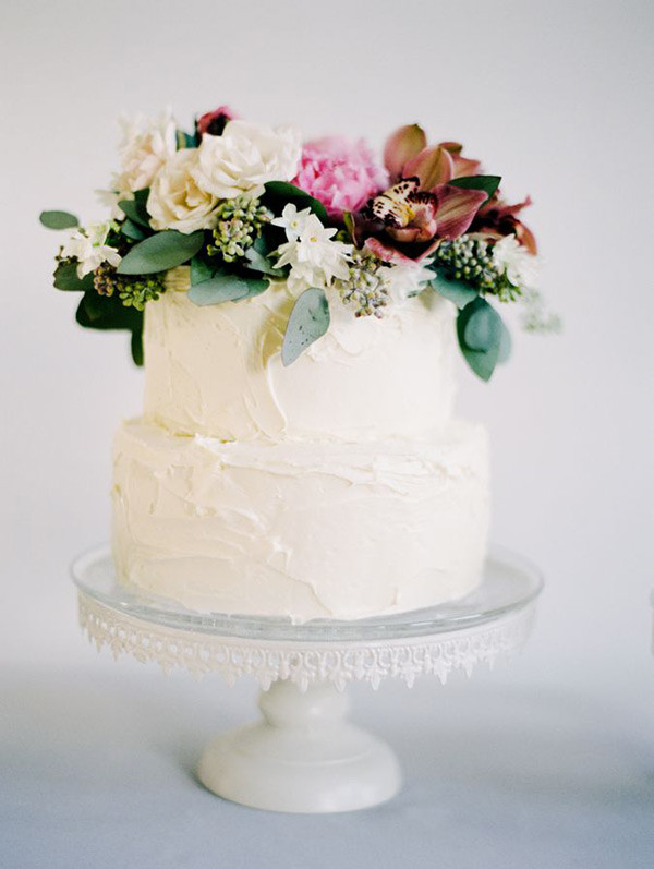 2 Tier Wedding Cakes Buttercream
 105 Inspiring Wedding Cakes