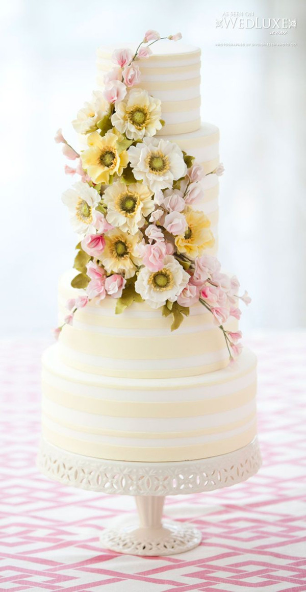 2016 Wedding Cakes
 18 Pastel Wedding Cake Ideas For 2016 Spring