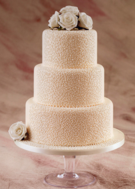 3 Tier Wedding Cakes
 Pin Three Tier Lace Panel Lily Wedding Cake Cake on Pinterest