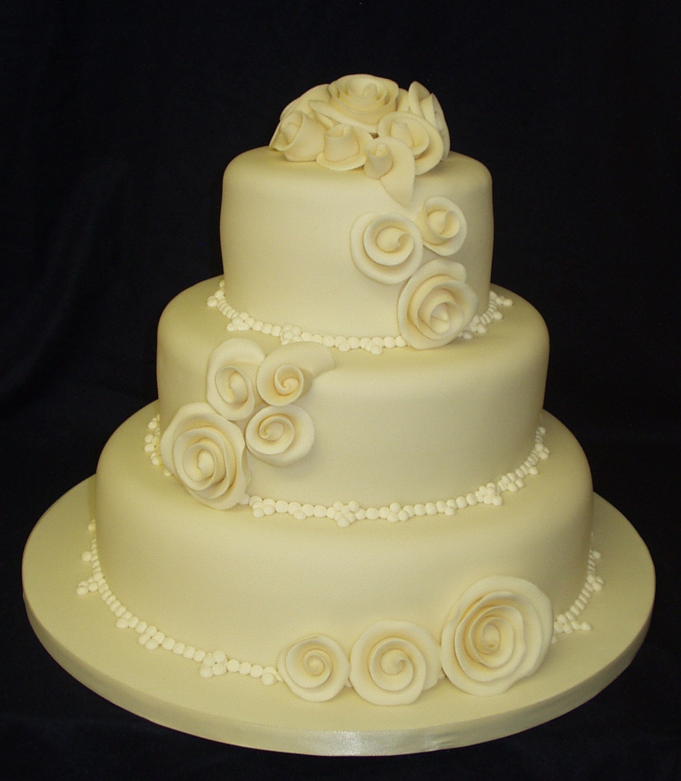 3 Tier Wedding Cakes Pictures
 Three tier wedding cake prices idea in 2017