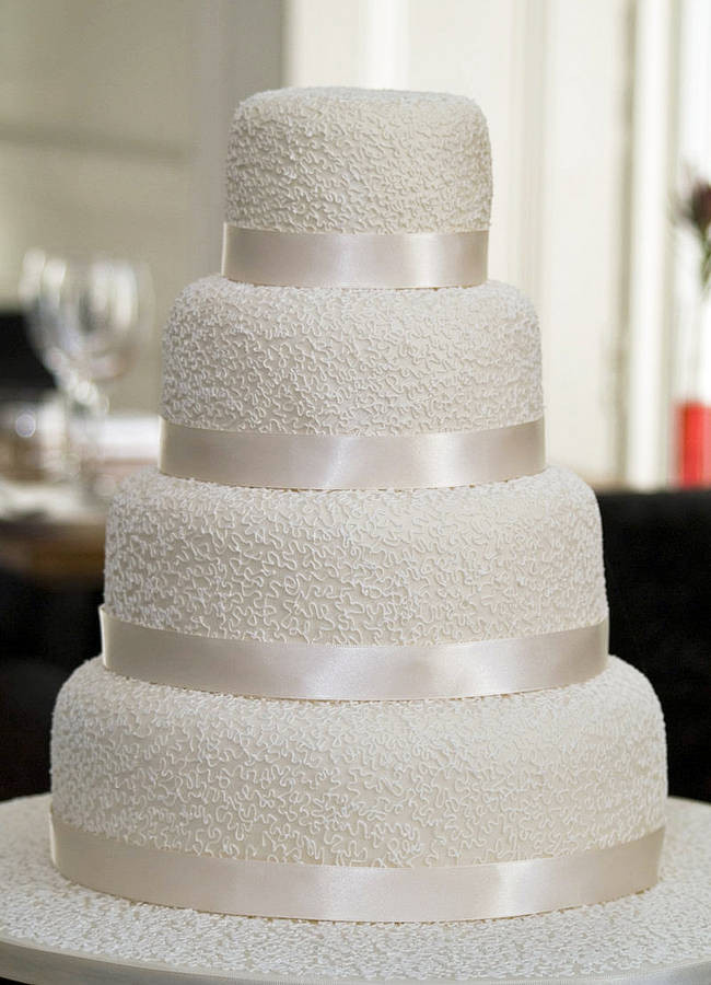 3 Tier Wedding Cakes Sizes
 4 Tier Wedding Cake Designs