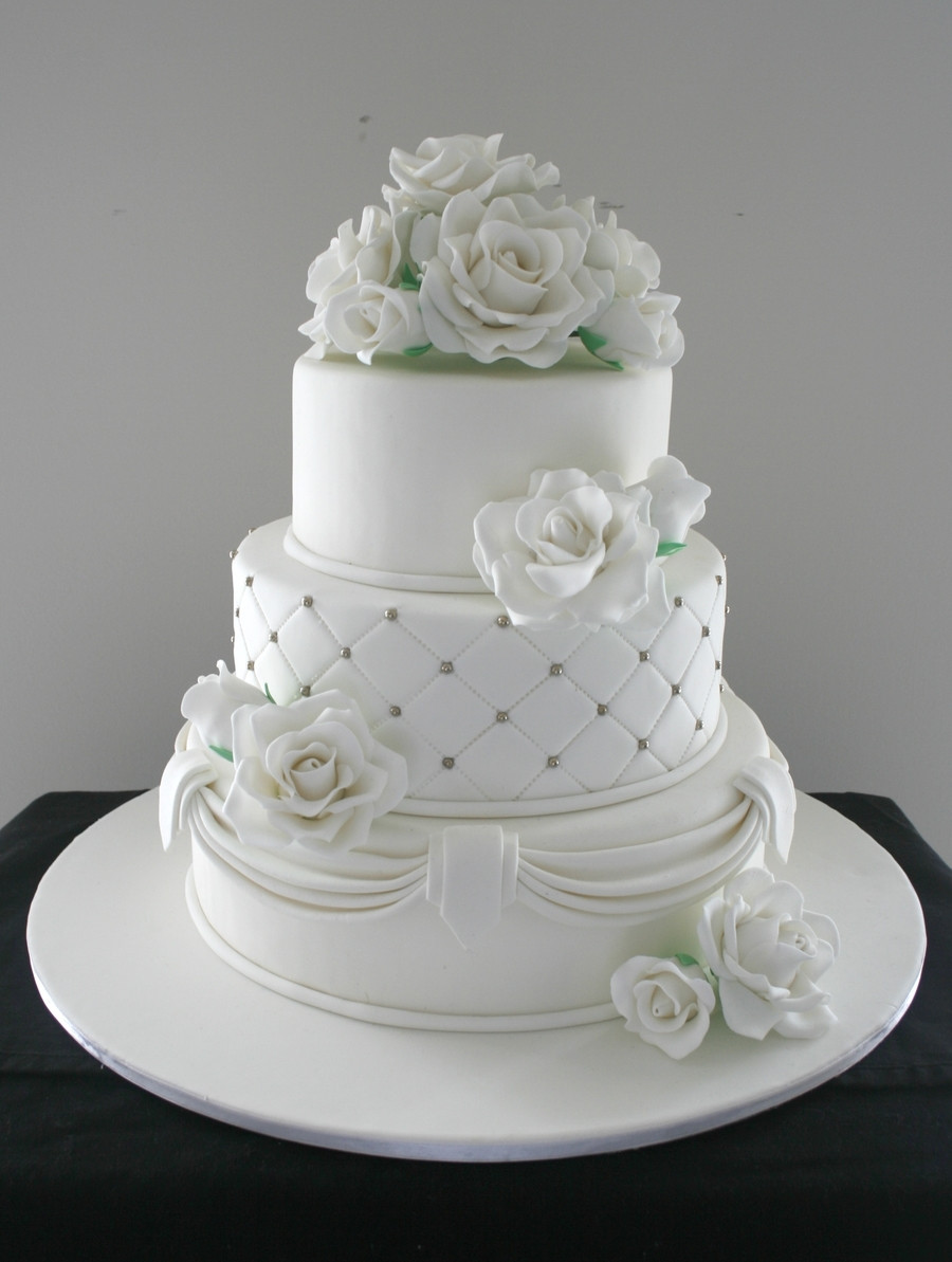 3 Tier Wedding Cakes
 Three Tier Wedding Cake CakeCentral