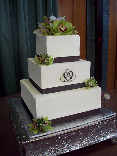 3 Tiered Square Wedding Cakes
 3 Tier Square Wedding Cakes blomwedding