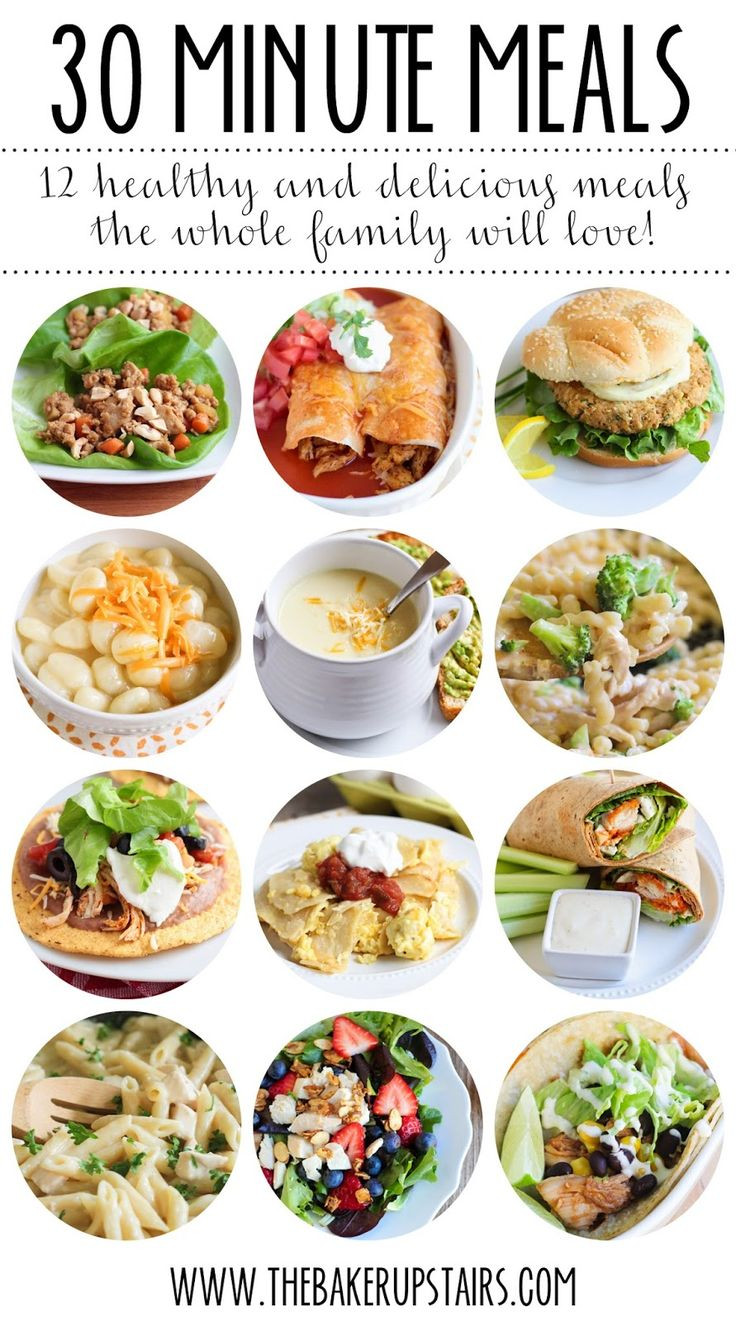 30 Minute Healthy Meals
 Best 25 Healthy 30 minute meals ideas on Pinterest