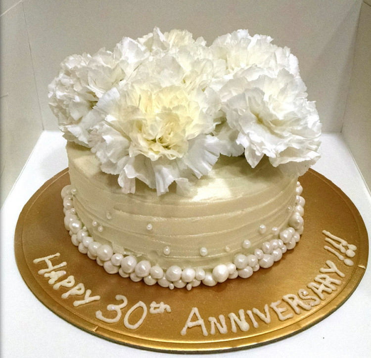 30th Wedding Anniversary Cakes 20 Ideas for 30th Anniversary Cake