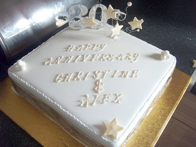 30Th Wedding Anniversary Cakes
 30th Wedding anniversary cake