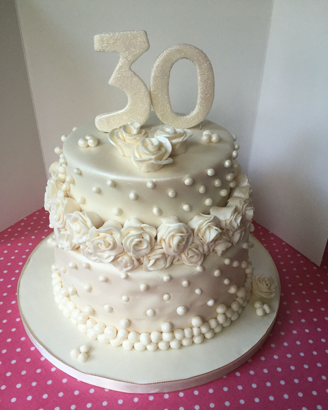 30Th Wedding Anniversary Cakes
 30th wedding anniversary cake pearl anniversary so