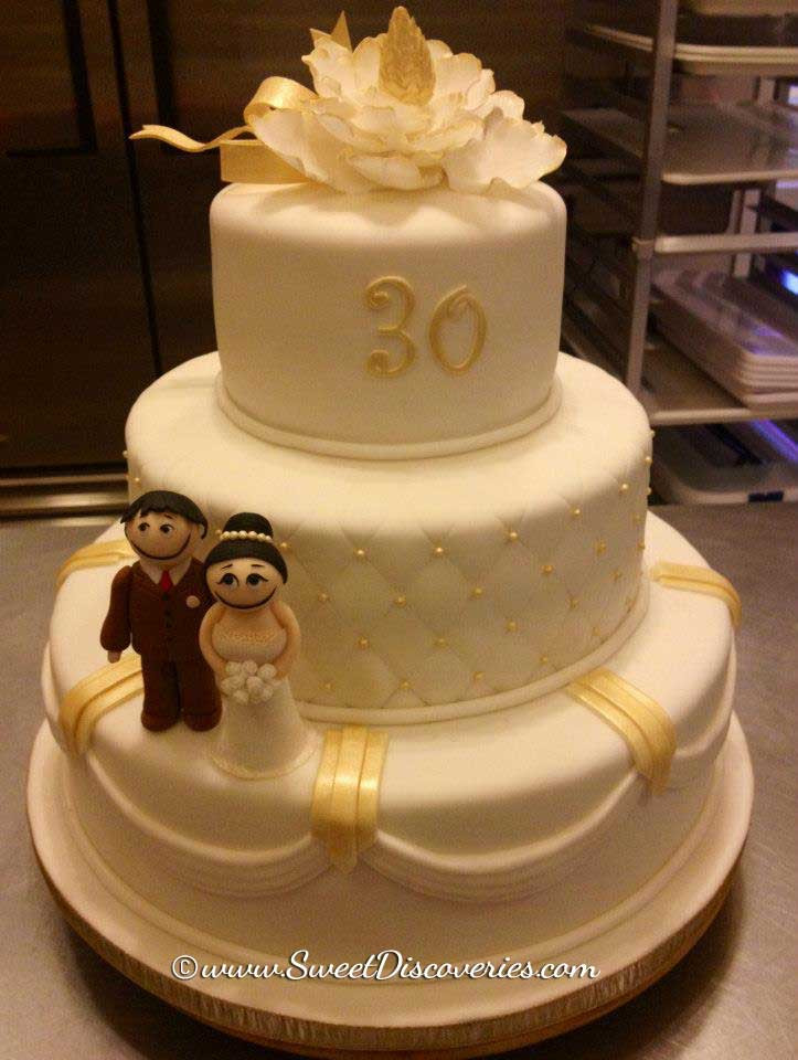 30Th Wedding Anniversary Cakes
 30th Wedding Anniversary Cake