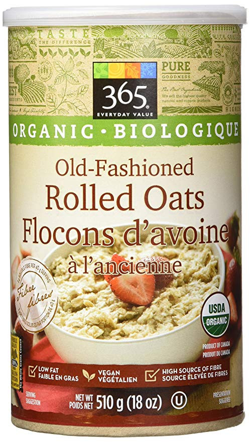 365 Organic Old Fashioned Rolled Oats
 30 Enjoyable Old fashioned Oatmeal Brown Bread