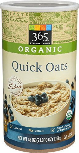 365 Organic Old Fashioned Rolled Oats
 pare price to organic oats