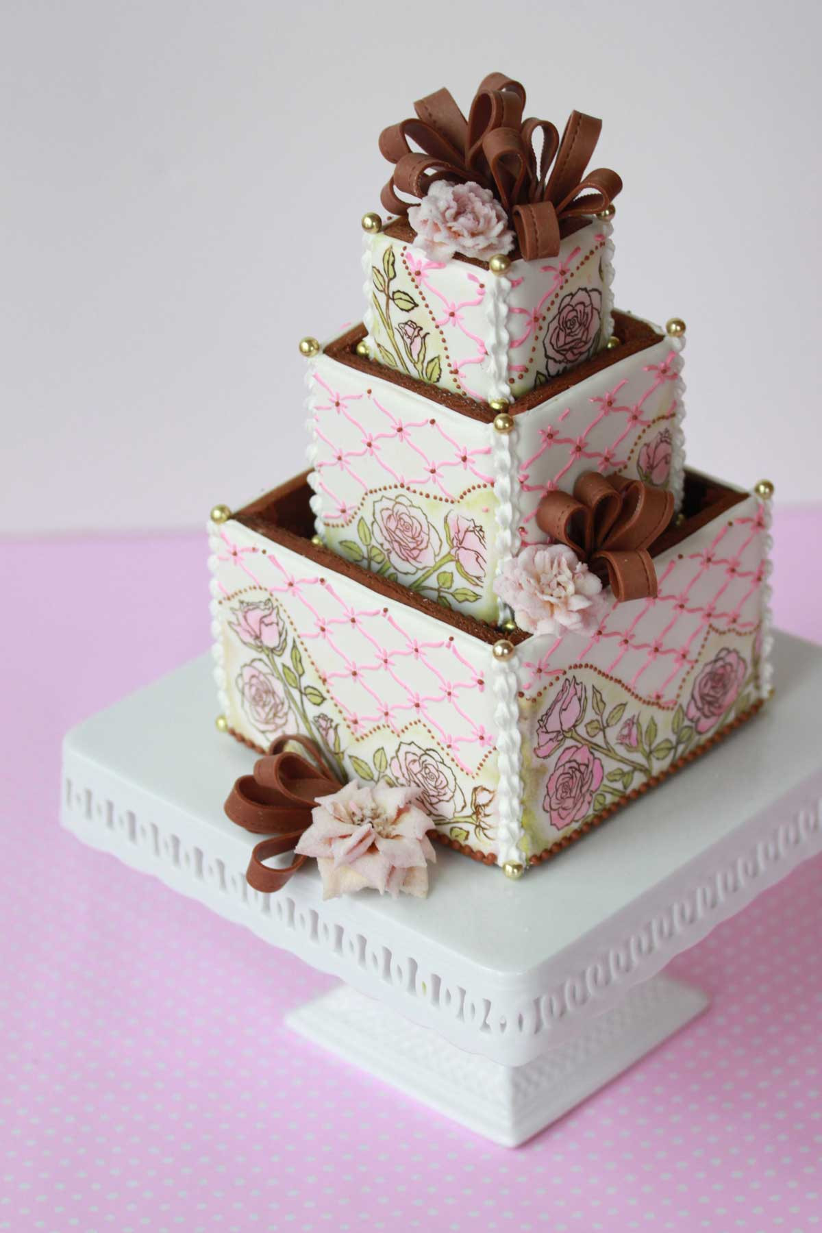 3D Wedding Cakes
 Video Release How to Assemble 3 D Cookie Wedding Cake