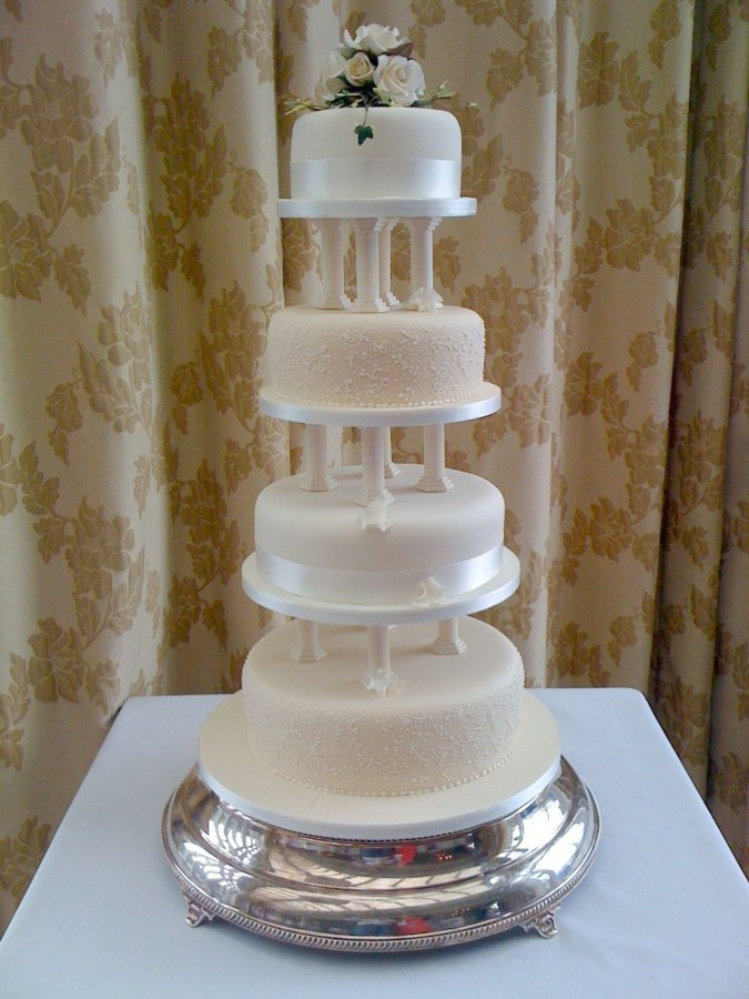 4 Layered Wedding Cakes
 Four layer wedding cake idea in 2017