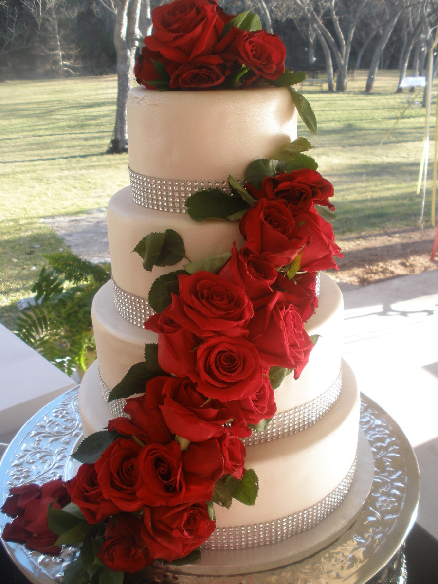 4 Tier Wedding Cakes
 4 Tier Wedding Cake Fresh Flowers Fondant CakeCentral