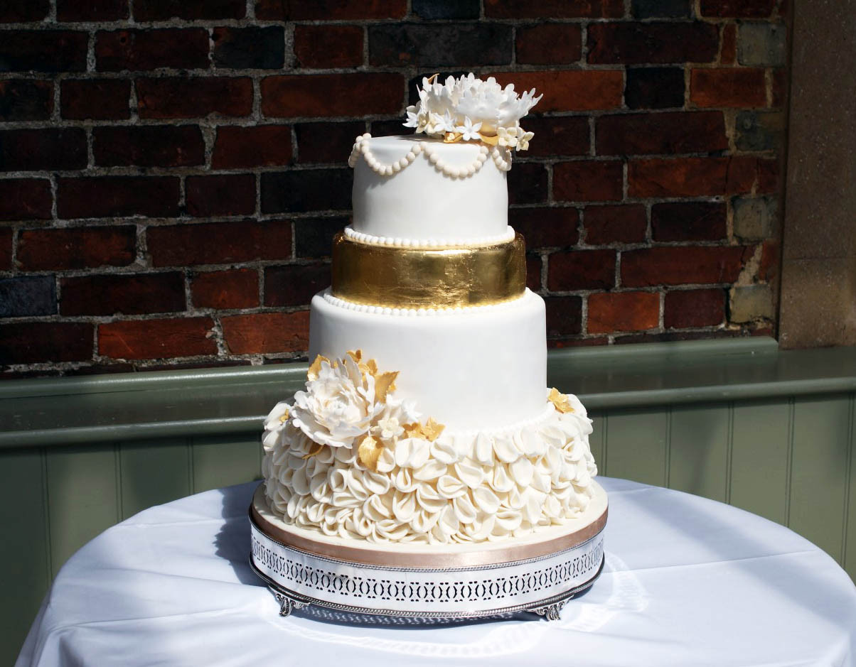 4 Tier Wedding Cakes
 Celebration Wedding Cakes Hertfordshire