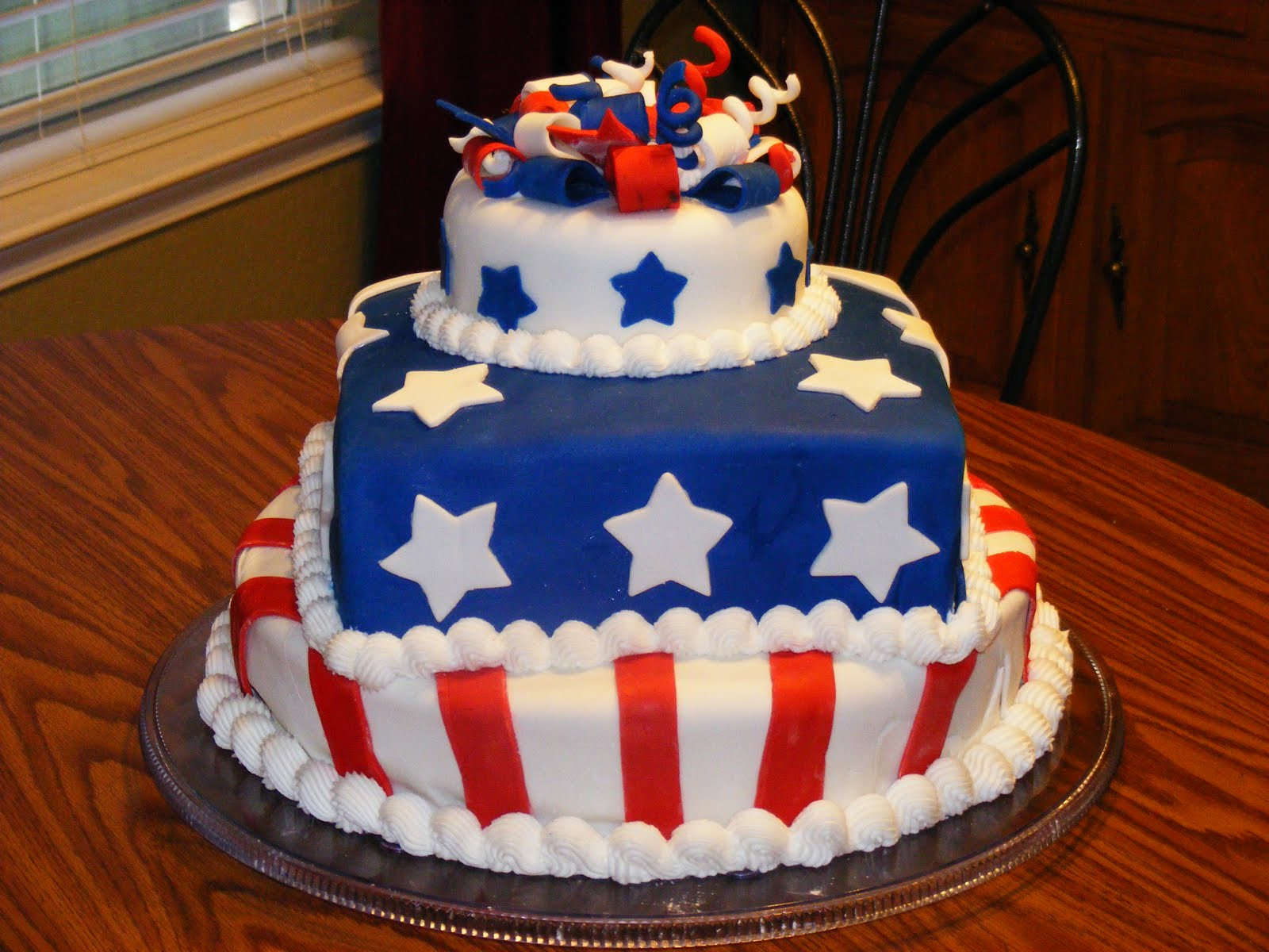 4Th Of July Birthday Cake
 Fourth July Cake Recipe — Dishmaps