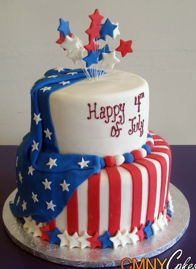 4Th Of July Birthday Cake
 271 best images about 4th of July Cakes on Pinterest