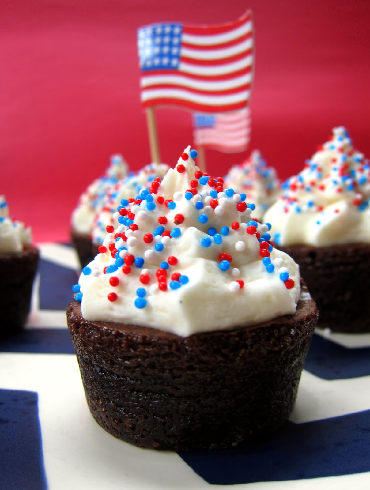 4Th Of July Brownies
 Patriotic Brownie Bites