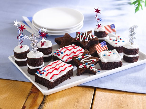 4Th Of July Brownies
 Stars and Stripes Brownies recipe from Betty Crocker