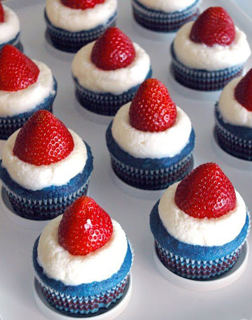 4Th Of July Cupcakes
 50 Best 4th of July Desserts and Treat Ideas