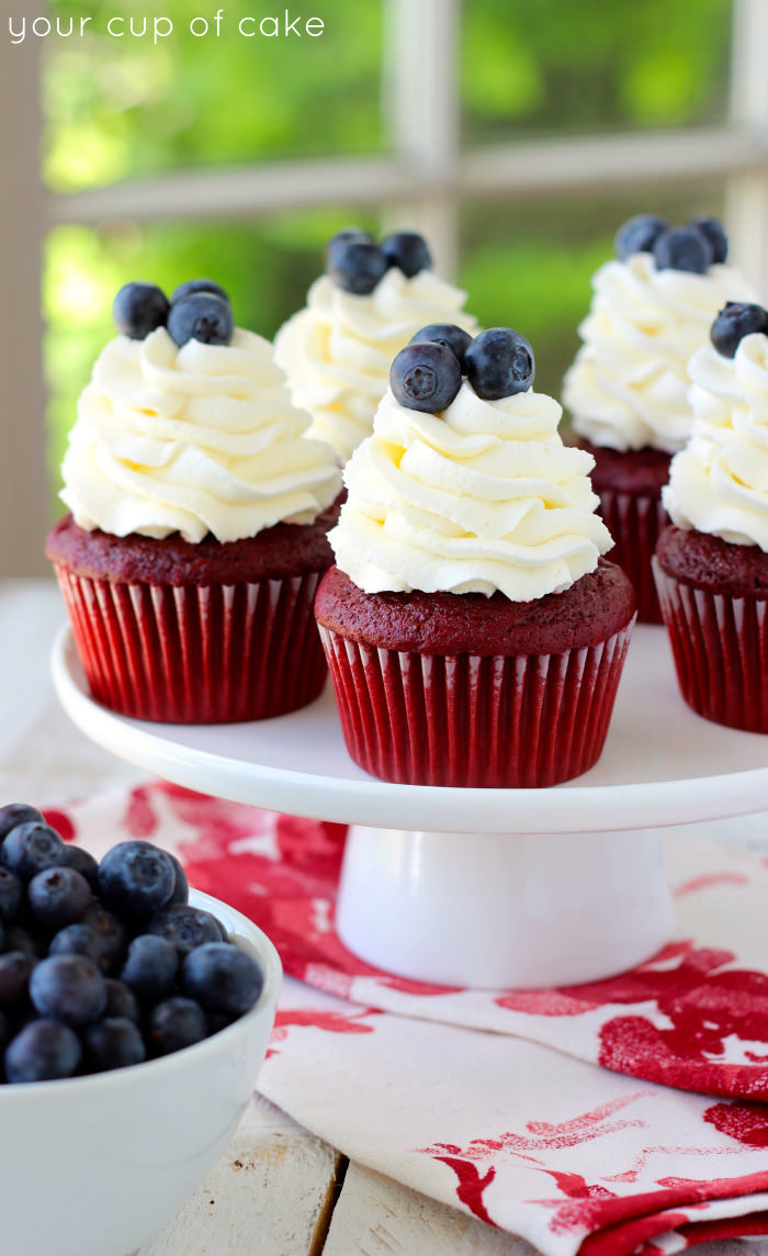 4Th Of July Cupcakes
 Red Velvet 4th of July Cupcakes Your Cup of Cake