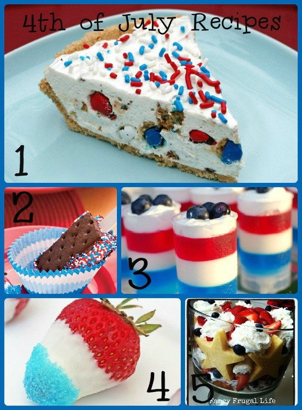 4Th Of July Desserts Pinterest
 4th of July Recipes dessert