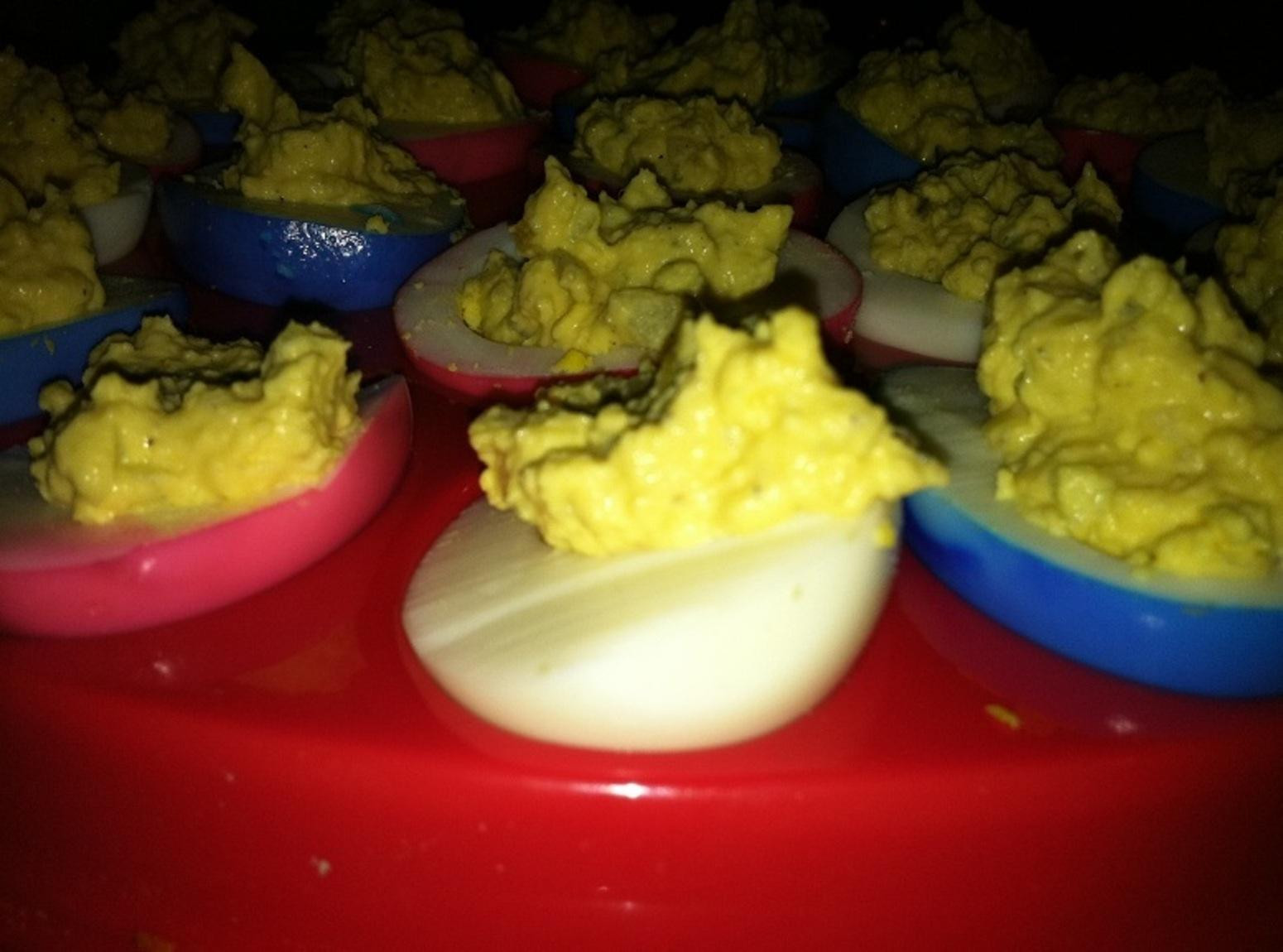 4Th Of July Deviled Eggs
 4th of July Deviled Eggs Recipe