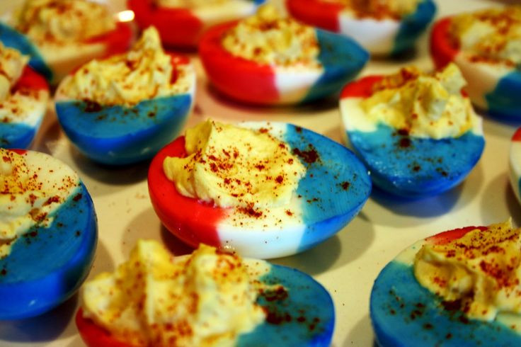 4Th Of July Deviled Eggs
 Festive Deviled Eggs 2 by kellycole Holiday Deviled Eggs