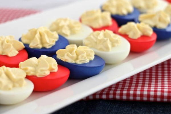 4Th Of July Deviled Eggs
 12 4th of July Appetizers to Celebrate thegoodstuff