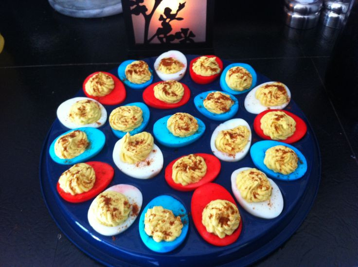 4Th Of July Deviled Eggs
 4th of July deviled eggs Holidays