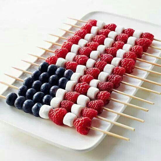 4Th Of July Fruit Desserts
 4th of July Flag Fruit Dessert Our Motivations Art