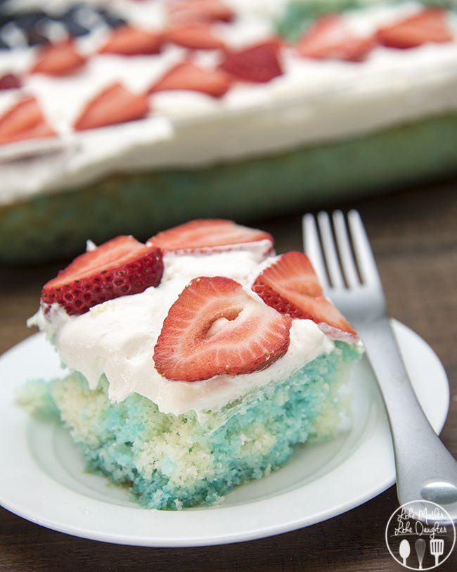 4Th Of July Poke Cake
 Red White and Blue Jello Poke Cake Like Mother Like Daughter