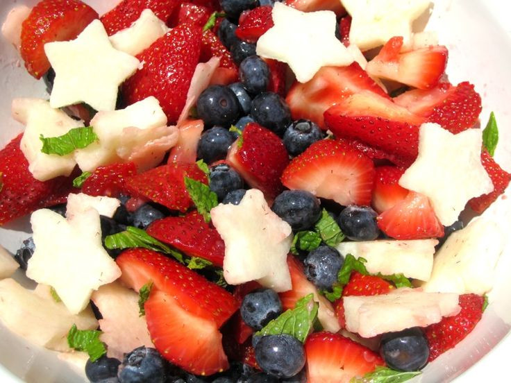 4Th Of July Salads
 My chic life 4th of July fruit salad 4th of July