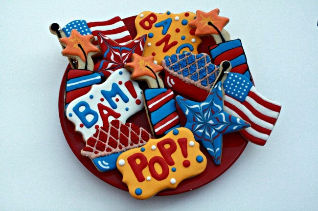 4Th Of July Sugar Cookies
 Fourth of July Decorated Sugar Cookies Peanut Butter and