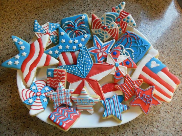 4Th Of July Sugar Cookies
 1000 images about Sugar cookies with royal icing Fourth