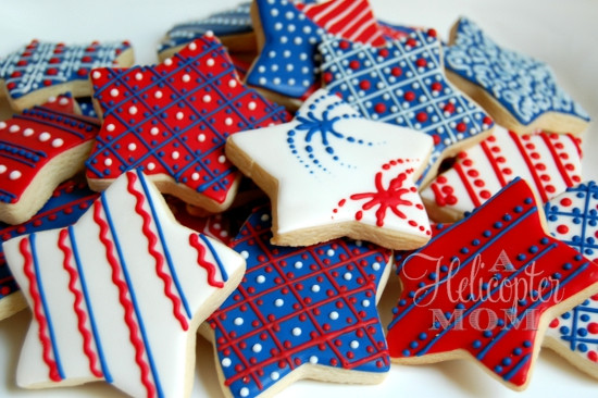 4Th Of July Sugar Cookies
 4th of July Cookies Recipe A Helicopter Mom