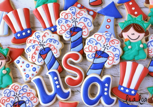 4Th Of July Sugar Cookies
 How To Make Decorated Firecracker Sugar Cookies for the