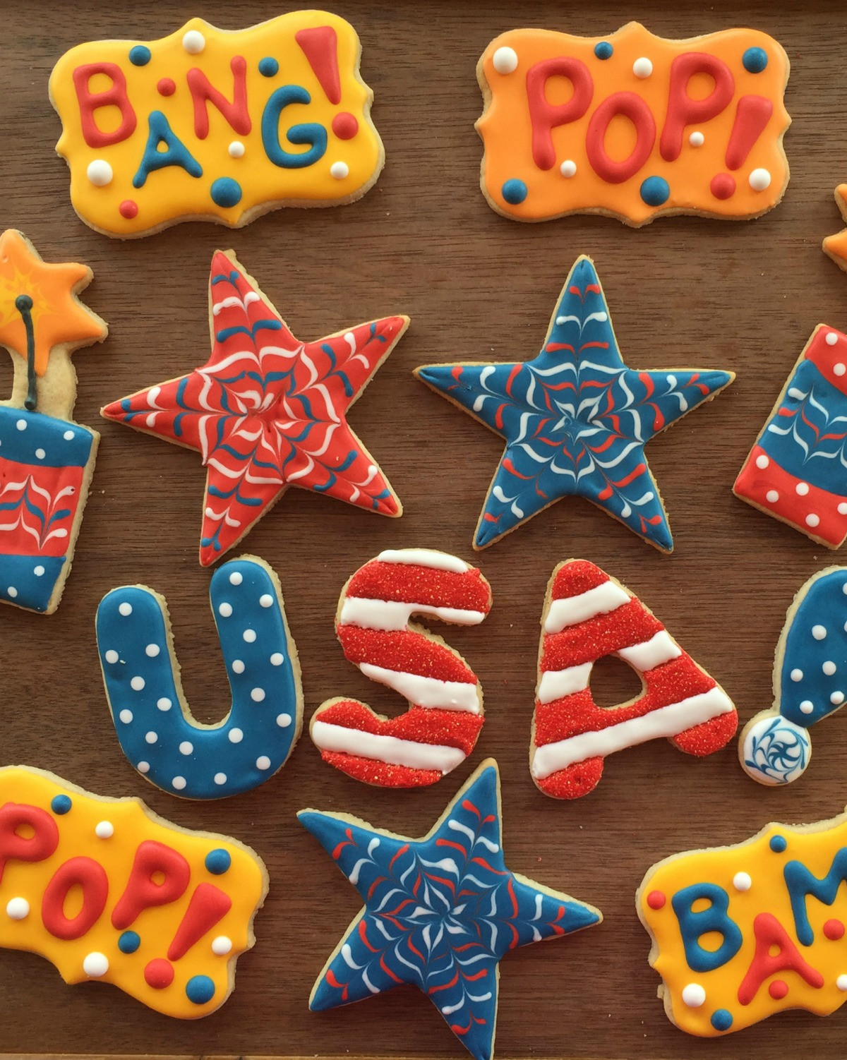 4Th Of July Sugar Cookies
 How to Decorate Fourth of July Sugar Cookies Peanut