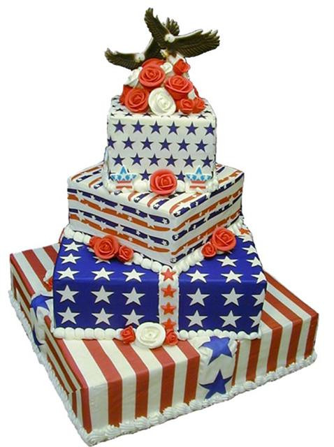 4Th Of July Wedding Cakes
 Cakes by MizVuitton The Ultimate Wedding Blog 4th of